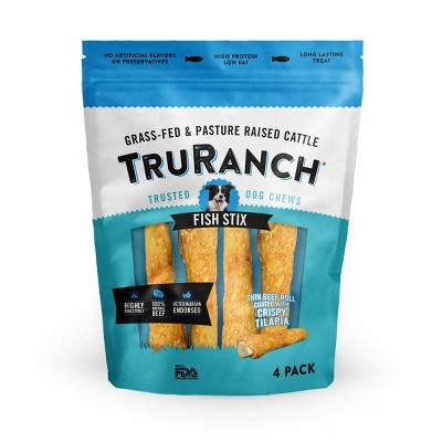 TruRanch Fish Stix Dog Treats - 4ct