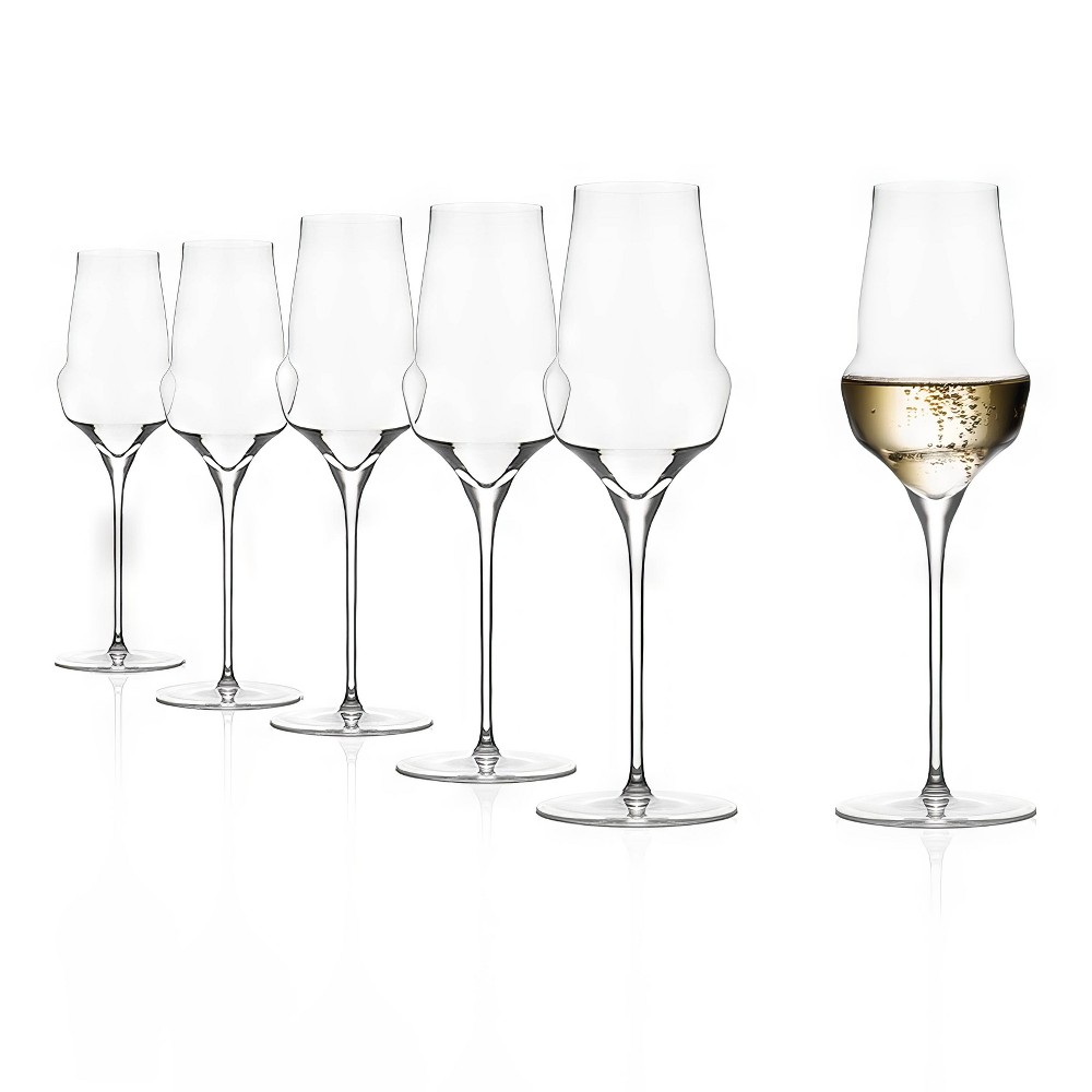 Photos - Glass Stolzle Lausitz Set of 6 11.5oz ocoon Flute Glasses