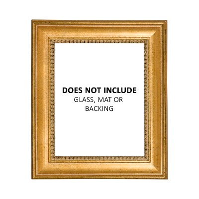 Classique 8x10 Gold Leaf Solid Wood Art Frame