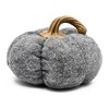 TopComfy Decorative Object Glass Christmas Ball Ornaments Set of 4 for Holiday Tree Decor, Gray, 12"*10"*7" - 4 of 4