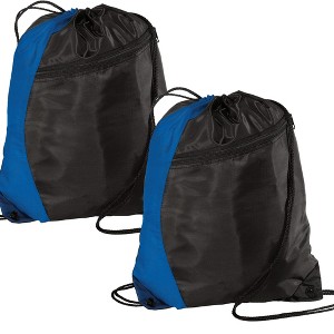 Port Authority Colorblock Drawstring Backpack (2 Pack) - 1 of 4