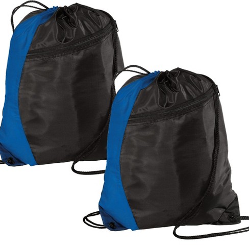 Port Authority Colorblock Cinch Pack (2 Pack) - Royal/black : Target