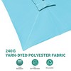 Cantilever Patio Umbrella 10x10ft Large Rectangle Umbrella Outdoor Market Umbrellas 360 Rotation Offset Hanging Outdoor Shade - 3 of 4