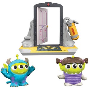 Pixar Alien Remix Monsters, Inc. Sulley & Boo Collector Set with Boo’s Door Display | Exclusive Mashup Figures, 3-Inch Collectibles - 1 of 4