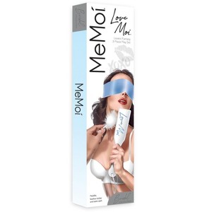 Memoi 4 Piece Set Women's Lovers Fantasy Beginners Role Play Kit White One Size - 1 of 3
