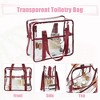 Unique Bargains Large PVC Zipper Makeup Bags and Organizers 1 Pc - 3 of 4
