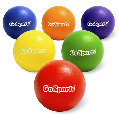 GoSports 6 in Soft Skin Foam Playground Dodgeballs - 6-pack