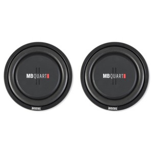 2) MB Quart DS1-304 800 Watt 12 Inch Slim Shallow Subwoofers Car/Truck DVC Subs - 1 of 4