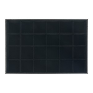 Unique Bargains Velvet Jewelry Organizer Tray with Removable Dividers for Drawer Inserts - 1 of 4
