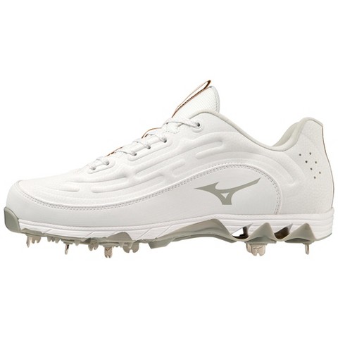 Mizuno 9-Spike® Ambition 3 Low Men's Metal Baseball Cleat, 15, White