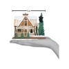 Old World Christmas Wooden Santa's Ski Lodge Ornament - 2 of 2