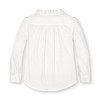 Hope & Henry Girls' Ruffle Neck Blouse with Pintucks (White, 6-12 Months) - image 4 of 4