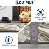 homfan Modern Abstract Area Rug Washable Rugs Stain Resistant Throw Carpet Low Pile Folding Floor Cover with Non-Slip Backing - 4 of 4