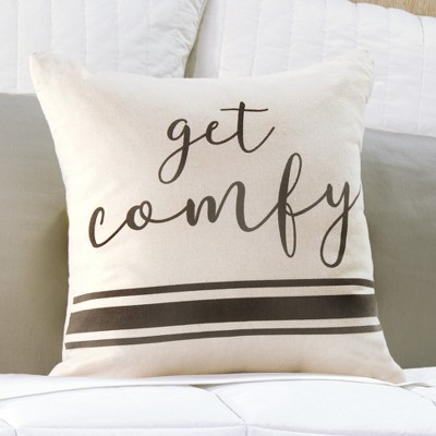 Lakeside Get Comfy Accent Pillow for Furniture and Bedding - Room Throw Cushion