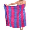 LA LEELA Women's Summer Bikini Wraps Beach Wrap Coverup Sarong Skirt Bathing suit Swimsuit Swimwear Cover Up for Women One Size Pink, Tie Dye Design - 4 of 4