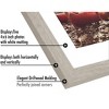 Americanflat 8x24 Collage Picture Frame with Five 4x6 Displays in Driftwood - Composite Wood with Shatter Resistant Glass - 3 of 4
