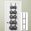 Over The Door Pantry Organizer, Multi-Tier Pantry Organizer Metal Hanging Spice Rack For Pantry Door Pantry Organizer For Kitchen Bathroom - 4 of 4