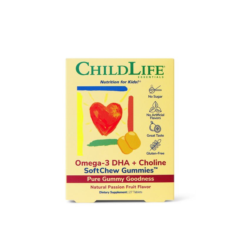 ChildLife Essentials Omega 3 DHA Choline Gummies - 27ct, 2 of 6