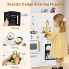 Wooden Play Kitchen Set for Kids with Ice Maker, Sink, Microwave, Dishwasher & Accessories – Educational Role Play Toy for Toddlers Ages 3+ - 4 of 4