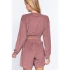 Slickblue Women's Comfy V-Neck Long Sleeve Terry Toweling Top with Elastic Hem - Color and Size Options - 4 of 4
