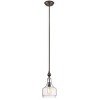 Chloe Lighting Layla Transitional 1 Light Rubbed Bronze Ceiling Mini Pendant 8" Wide - 2 of 4