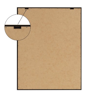 Sylvie Nashville Modern Map Gray Framed Canvas Wall Art, 18x24