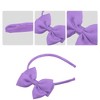 Unique Bargains Bow Headband Fashion Cute Polyester Hairband for Teenager 5.9x4.4 Inch - 3 of 4