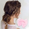 Unique Bargains Women's Cute Flowers Bow Hair Clips Light Pink 8 Pcs - 2 of 3