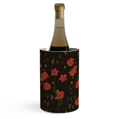 Camilla Foss Midnight Flourish Wine Chiller - Deny Designs