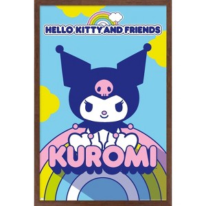 Trends International Hello Kitty and Friends - Kuromi Framed Wall Poster Prints - 1 of 4