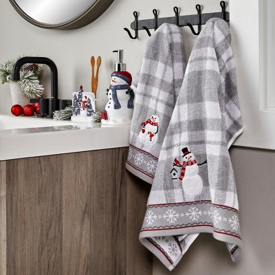 Whistler Snowman Gray Resin Toothbrush Holder