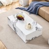 NicBex Contemporary Rectangular Textured-Pattern Coffee Table,Minimalist Center Table for Living Room,Living Room Furniture - 3 of 4