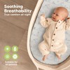KeaBabies Organic Bassinet Sheet for Baby Girls, Boys, 2-Pack Soothe Bassinet Fitted Sheets, Bedside Bassinet Mattress Sheet - 4 of 4