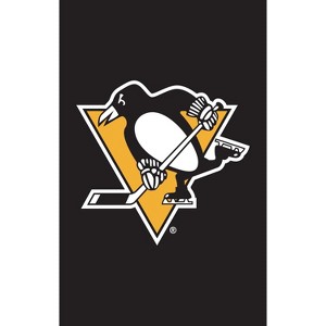 Evergreen NHL Pittsburgh Penguins Applique House Flag 28 x 44 Inches Outdoor Decor for Homes and Gardens - 1 of 4