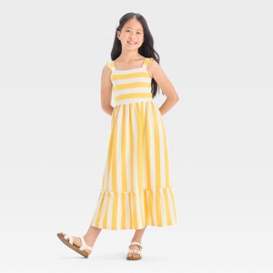 Girls' Sleeveless Spring Knit Maxi Dress - Cat & Jack™ - 1 of 3