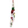 Polarx 4.0 Inch Ugly Sweater Couple Christmas Tree Ornament , Christmas Decor Penguins Candy Cane Tree (1PC) - 4 of 4