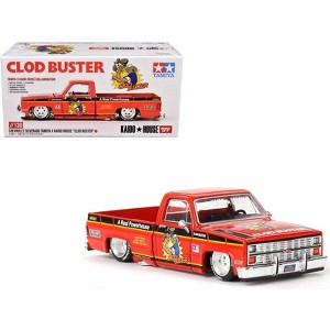Chevrolet Silverado Truck "Clod Buster" Orange w/Black Stripes "Tamiya x Kaido House" Special 1/64 Diecast Model Car by Mini GT - 1 of 4