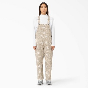 Dickies Women's Ellis Floral Duck Canvas Overalls - 1 of 3