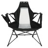 Hammock Camping Chairs, Folding Portable Rocking Chairs with Adjustable Recline, Pillow & Cup Holder - 3 of 4