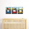 Big Dot of Happiness Cars, Trains, and Airplanes - Transportation Nursery Wall Art and Kids Room Decor - 7.5 x 10 inches - Set of 3 Prints - 2 of 4
