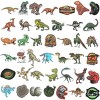 Wrapables Waterproof Vinyl Stickers for Water Bottles, Laptop, Phones, Skateboards, Decals for Teens, 80pcs, Dinosaurs - 2 of 4