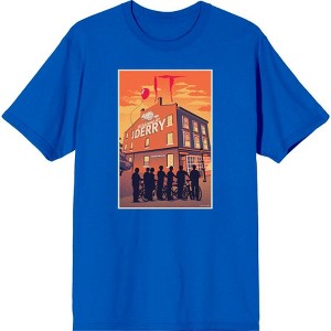 It Derry Sunset Poster Art Men's Crew Neck Short Sleeve Tee - 1 of 1