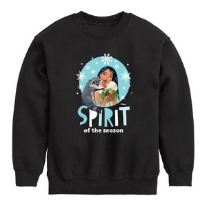 Boys' - Disney - Pocahontas Spirit Graphic Long Sleeve Fleece Sweatshirt - 1 of 4