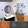 VAXCEL WarrenBlack and Brass Mid Century Modern Bathroom Vanity Wall Light Fixture Clear Glass - 3 of 4