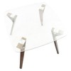 38" Folia Mid-Century Modern Dining Table - LumiSource - 3 of 4