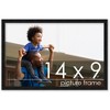 PosterPalooza | Photo Size Modernist Black Picture Frame - UV Acrylic, Foam Board Backing, Hanging Hardware - 2 of 4