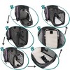 PetAmi Expandable Pet Backpack Carrier for Dog Cat, Airline Approved Travel Hiking Carrying Small Medium Puppy Kitten Extended Back Pack - 3 of 4