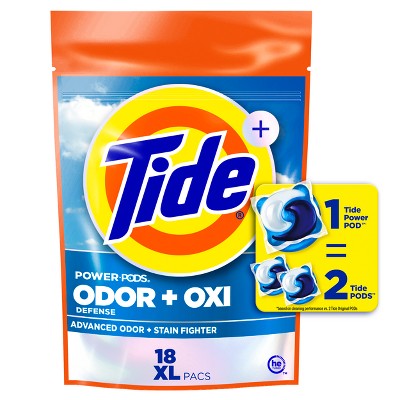 Tide Power Oxi Laundry Detergent Pods - 18ct