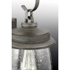 Progress Lighting Conover 1-Light Large Wall Lantern in Antique Pewter with Clear Seeded Glass Shade - 4 of 4
