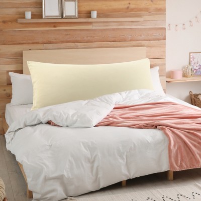 Khaki Soft Microfiber Zipper Closure Body Pillowcase